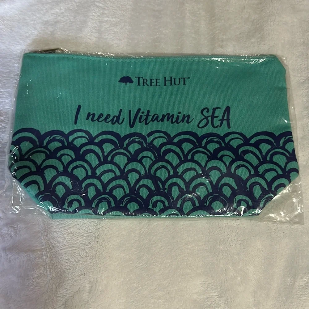 Tree Hut Vitamin Sea Canvas Makeup Pouch